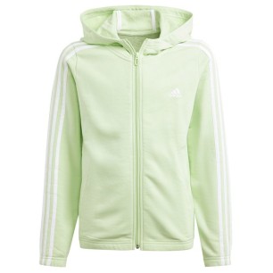 Felpa con cappuccio Adidas 3 Stripes Full-Zip Jr IS2632