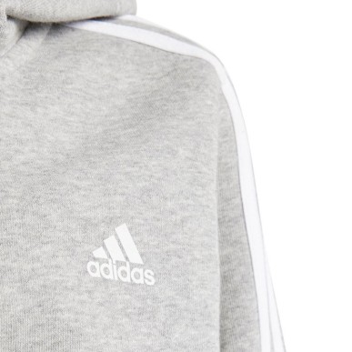 Adidas 3 Stripes FL Full-Zip Hoodie Jr IS3241