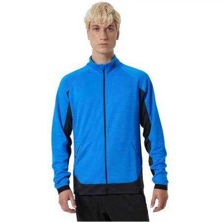 Felpa New Balance RWT Grid Knit Jacket M MJ21053SBU