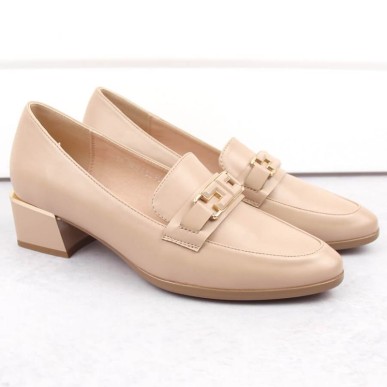 Vinceza W JAN270B low-heeled shoes, beige