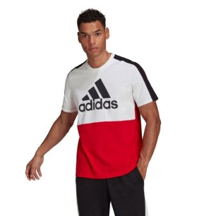 adidas Essentials Colorblock Single Jersey Tee M HE4330