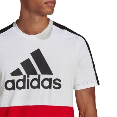 adidas Essentials Colorblock Single Jersey Tee M HE4330