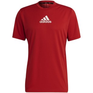 adidas Primeblue Progettato per muoversi Sport 3-Stripes Tee M GM4318