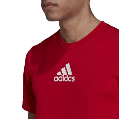 adidas Primeblue Progettato per muoversi Sport 3-Stripes Tee M GM4318