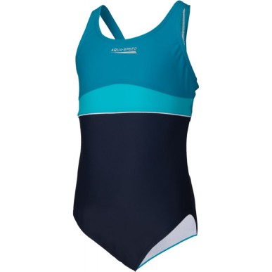 Costume da bagno Aqua-Speed EMILY Junior blu navy e blu