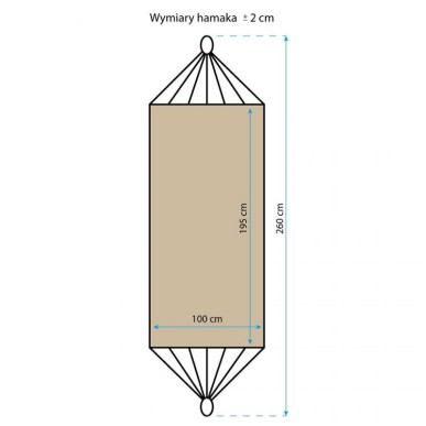 Hammock Classic Royokamp 1 person 200x100 cm 1021065