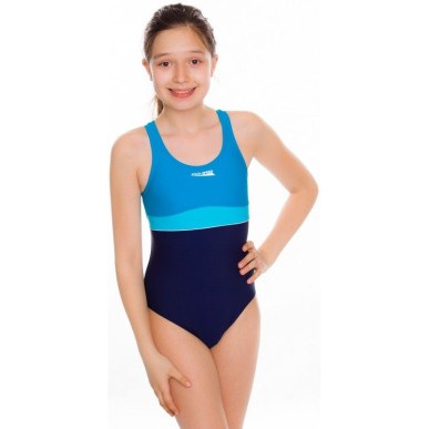 Costume da bagno Aqua-Speed EMILY Junior blu navy e blu