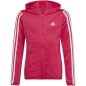 Felpa con cappuccio adidas Designed 2 Move 3-Stripes Full Zip Jr HM4485