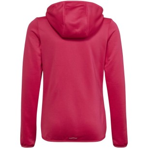 Felpa con cappuccio adidas Designed 2 Move 3-Stripes Full Zip Jr HM4485