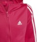 Felpa con cappuccio adidas Designed 2 Move 3-Stripes Full Zip Jr HM4485