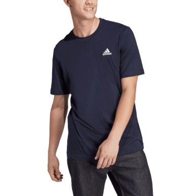 Maglia adidas Essentials con piccolo logo ricamato M HY3404