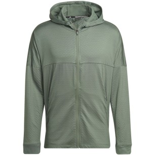 Felpa con cappuccio Adidas Workout Warm Full Zip M HL8778