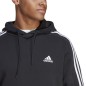 Adidas Essentials French Terry 3-Stripes Hoodie M IC0435