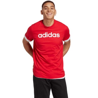 adidas Essentials Single Jersey Linear Embroidered Logo M IC9278