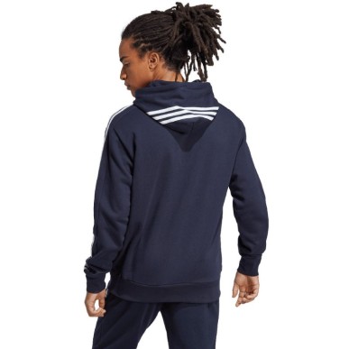 Adidas Essentials French Terry 3-Stripes Hoodie M IC0436