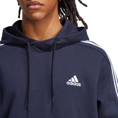 Adidas Essentials French Terry 3-Stripes Hoodie M IC0436