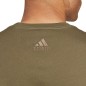 adidas Essentials Single Jersey Linear Logo Ricamato Tee M IC9280