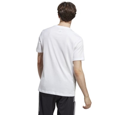 adidas Essentials Single Jersey Linear Logo Ricamato Tee M IC9276