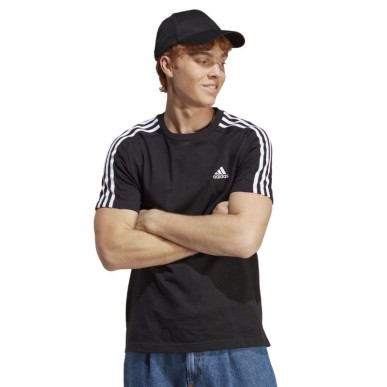 adidas Essentials Single Jersey 3-Stripes Tee M IC9334