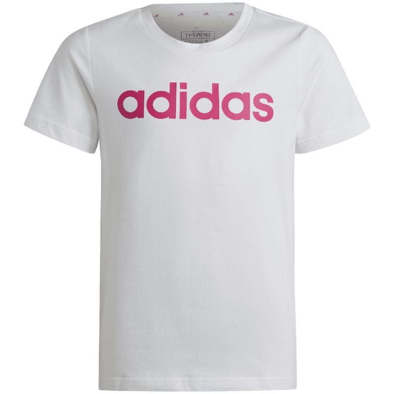 adidas Essentials Linear Logo Cotton Slim Fit Tee Jr IC3150