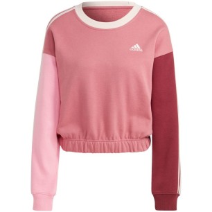 Felpa adidas Essentials 3-Stripes Crop W IC9875