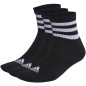 adidas 3-Stripes Cushioned Sportswear Mid-Cut Socks 3 Pairs IC1317