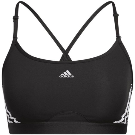 adidas Aeroreact Training Light-Support 3-Stripes Bra W HC7862 reggiseno sportivo