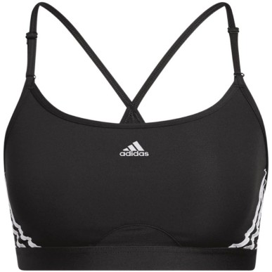 adidas Aeroreact Training Light-Support 3-Stripes Bra W HC7862 sports bra