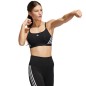 adidas Aeroreact Training Light-Support 3-Stripes Bra W HC7862 sports bra