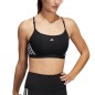 adidas Aeroreact Training Light-Support 3-Stripes Bra W HC7862 sports bra