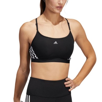 adidas Aeroreact Training Light-Support 3-Stripes Bra W HC7862 reggiseno sportivo