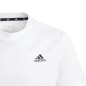 Maglietta in cotone con piccolo logo adidas Essentials Jr IB4093