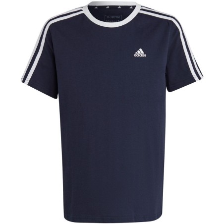 adidas Essentials 3-Stripes Cotton Loose Fit Boyfriend Tee Jr IC3638