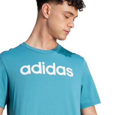 adidas Essentials Single Jersey Linear Embroidered Logo Tee M IJ8655