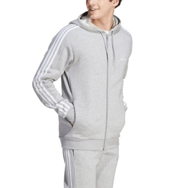 Felpa adidas Essentials Fleece 3-Stripes Full-Zip M IJ6479