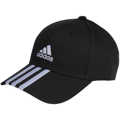 Cappellino da baseball Adidas Baseball 3-Stripes in twill di cotone IB3242