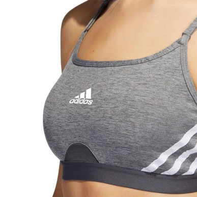 adidas Aeroreact Training Light-Support 3-Stripes Bra W HC7870 sports bra