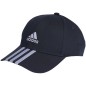 Cappellino da baseball Adidas 3-Stripes in twill di cotone II3510