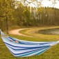 Garden hammock 2 people Luxe XXL 250x150 cm blue 1021201