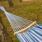 Garden hammock 2 people Luxe XXL 250x150 cm blue 1021201