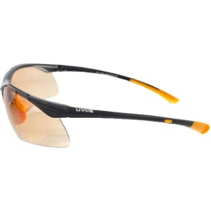 Uvex Sportstyle 223 glasses black and orange