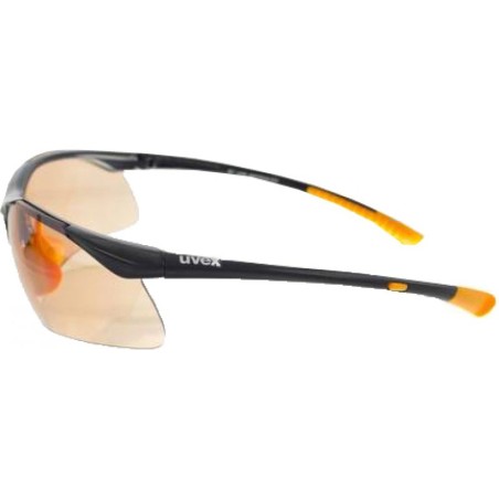 Uvex Sportstyle 223 glasses black and orange