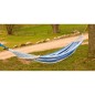 Amaca da giardino 2 persone Luxe XXL 250x150 cm blu 1021201