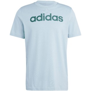 adidas Essentials Single Jersey Linear Logo Ricamato Tee M IJ8651