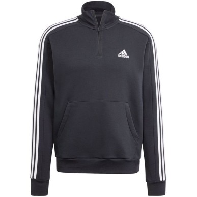 Felpa adidas Essentials Fleece 3-Stripes 1/4-Zip M HZ6235