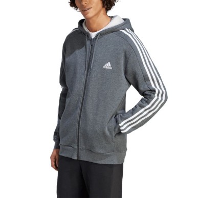 Felpa adidas Essentials Fleece 3-Stripes Full-Zip M IJ6480