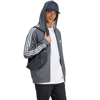 Felpa adidas Essentials Fleece 3-Stripes Full-Zip M IJ6480