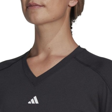 adidas Aeroready Train Essentials Minimal Branding V-Neck Tee W HN5543