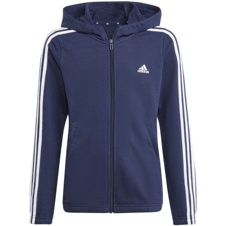 adidas Essentials 3-Stripes Full-Zip Hoodie Jr IB1667