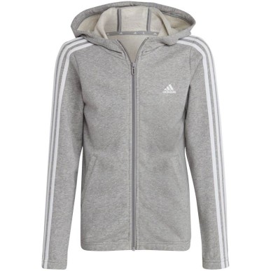 adidas Essentials 3-Stripes Full-Zip Hoodie Jr IC3635